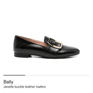 Bally Janelle Leather Loafers – Size 38.5